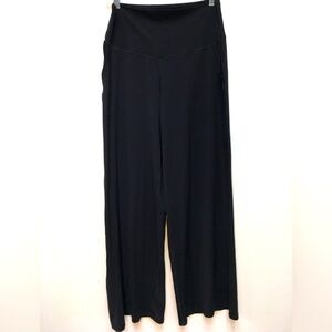 Offline High Waist Wide Leg Stretch Pants XL Black Loungewear Cozy Workout Gym